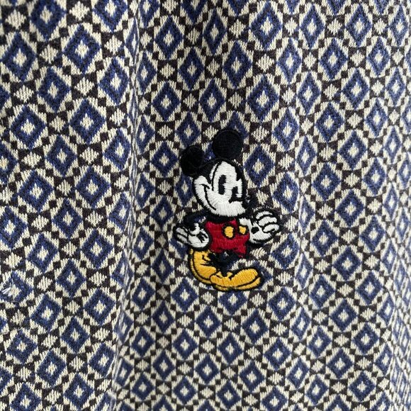 The Disney Store Navy/Tan Polo Shirt Men's Size XXL - Picture 2 of 6